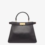 FENDI Peekaboo ISeeU Medium Black, calf leather bag